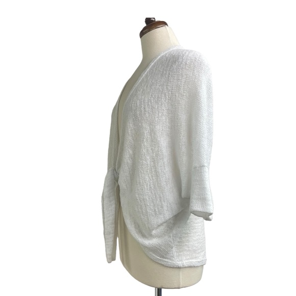 Mod Waist Wrap white Cardigan medium - Picture 2 of 10